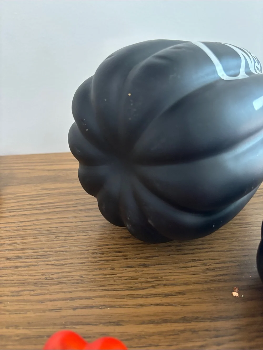 October 31 Black Decorative Pumpkin Set - Halloween Table Decor